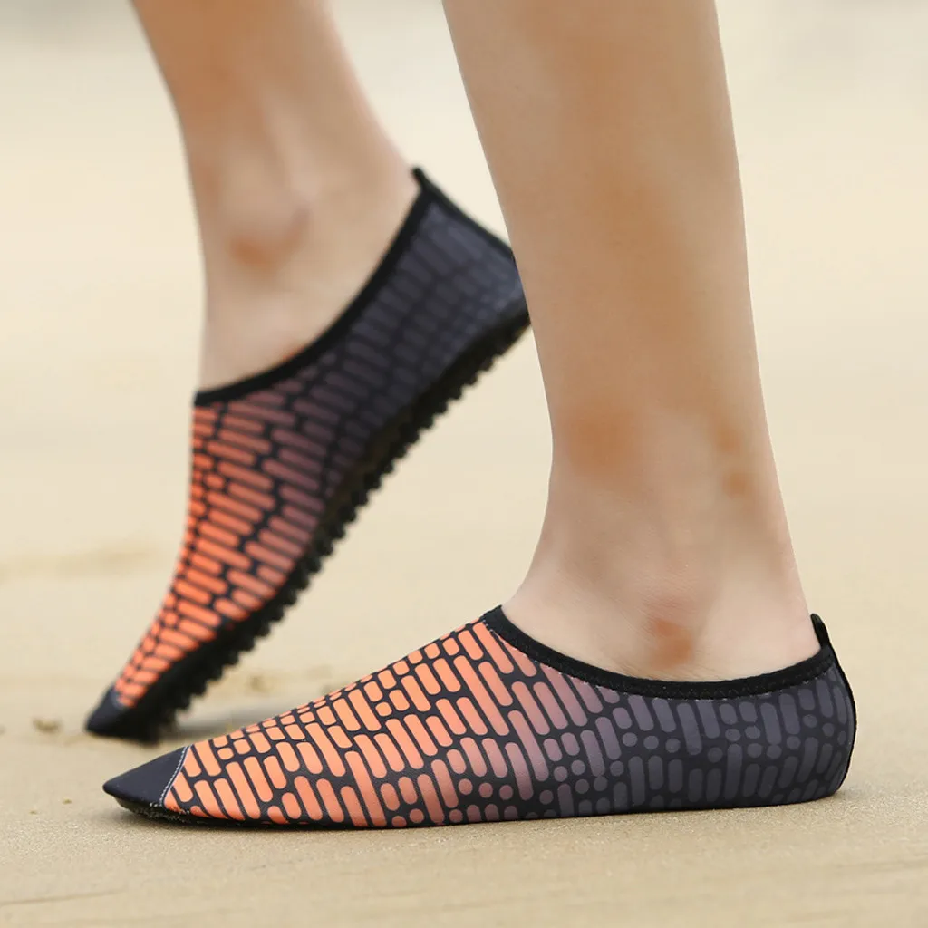 Женская обувь быстросохнущие носки для отдыха на плоской подошве пляжная