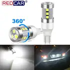 2 шт., светодиодные лампы T15 W16W, 15SMD 3030, чипы 920, 921, 912, светодиодная лампа заднего хода, супер яркая автомобильная лампа заднего хода, 6000K, 12 В, автомобильная лампа