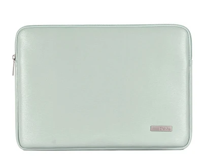 Style 2 green PU Кожаный противоударный чехол для ноутбука 14 14,1 для Macbook Air 13 Pro 15 Touch Bar чехол для Xiaomi Asus lenovo hp сумки для ноутбука - Цвет: Style 2 green