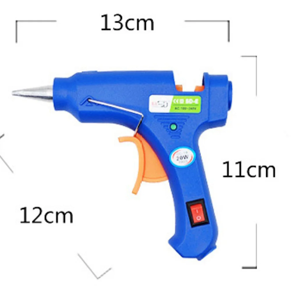 

1 Set of Durable 100W Hot Glue Sprayer Tool Kit with 25Pcs 11MM Transparent Hot Glue Sticks for DIY Small Craft and Quick Repair