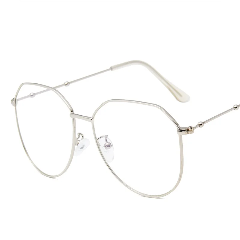 

Metal Frame Polygon Optical Glasses For Women Men Gaming Computer Eyeglasses Blue Light Blocking Office Gafas Oversized Eyewear