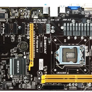 biostar tb85 6gpu 6pci e professional mining btc pro desktop motherboard b85 lga 1150 ddr3 16gb sata3 usb2 0 usb3 0 used free global shipping