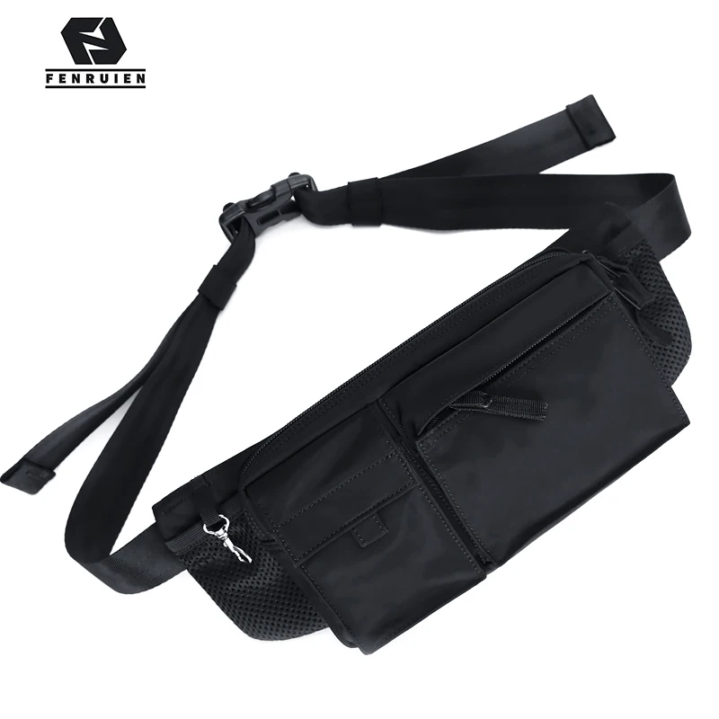 FRN Водонепроницаемая Мужская поясная сумка модная повседневная спортивная через
