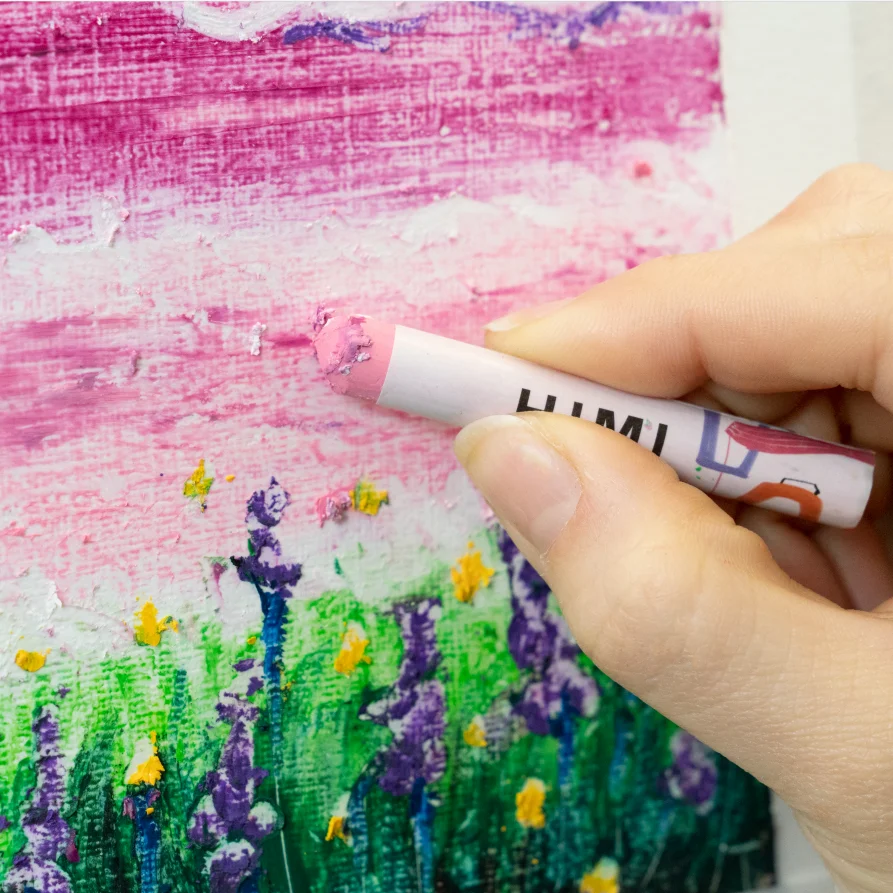 

HIMI 12/24/36 Pcs MIini Oil Paste Safe Painting Colors Crayon Graffiti Soft Oil Pastel Drawing Pen for Artist School Stationery