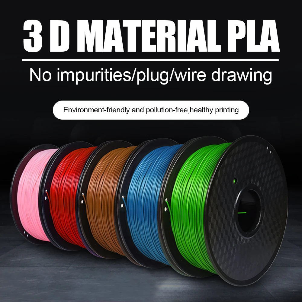 

3D Printer Transparent Filament 1.75mm 1kg Spool(2.2lbs) Plastic Filament Consumables Material for Fit Most Printers