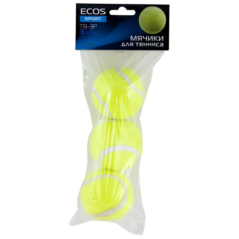 Мячики для тенниса TB 3P (эконом) (набор 3 штуки)|Теннисный мяч| |