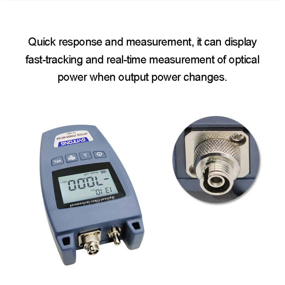 TL 520 портативный оптический Мощность метр Универсальный разъем волокно