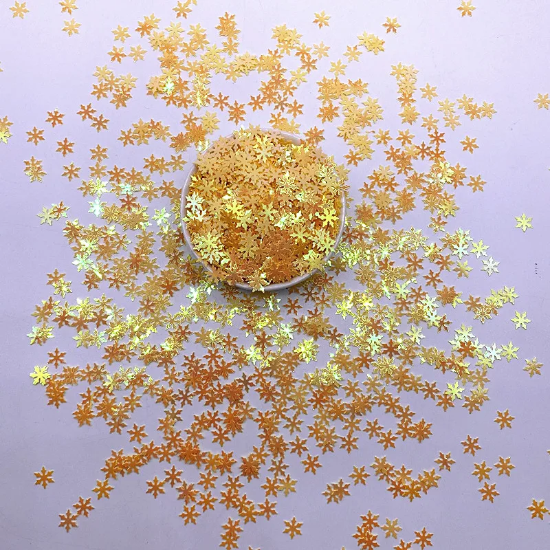 8 мм 10 г ультратонкий Блеск большой Снежинка блестки лазерные 3D голографические