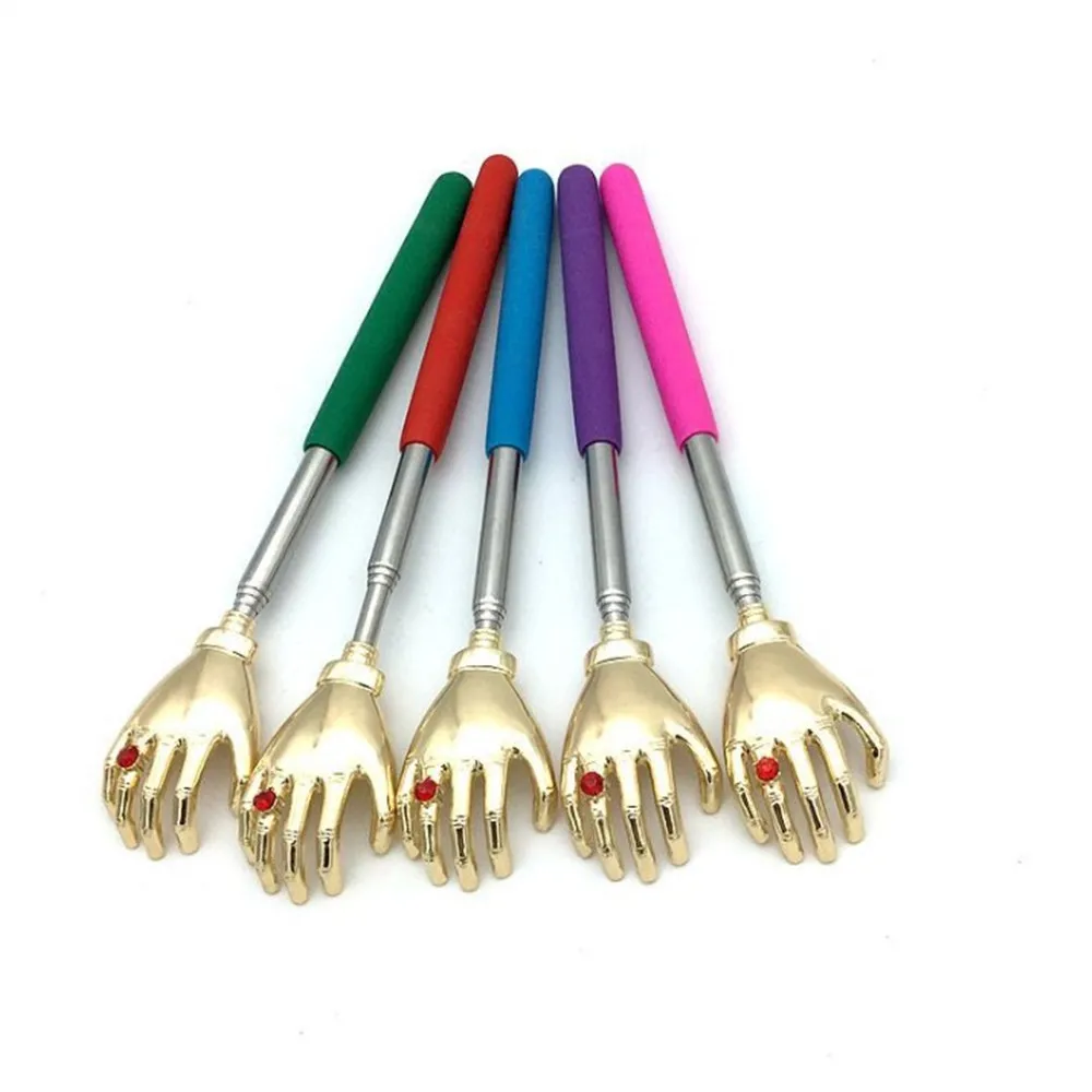 

New 1pcs Back Scratcher Telescopic Scratching Extendable Massage Tool Scratchback Health Care Product Random Color