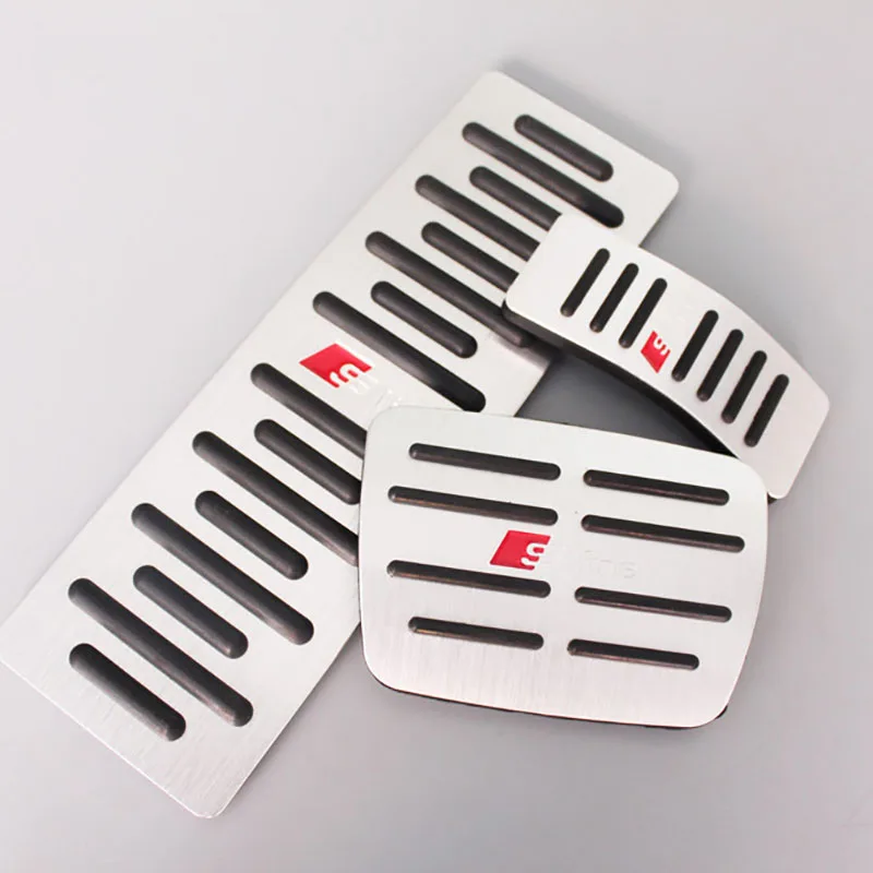 Без дрели Алюминий для педали газа автомобиля педаль акселератора тормоза