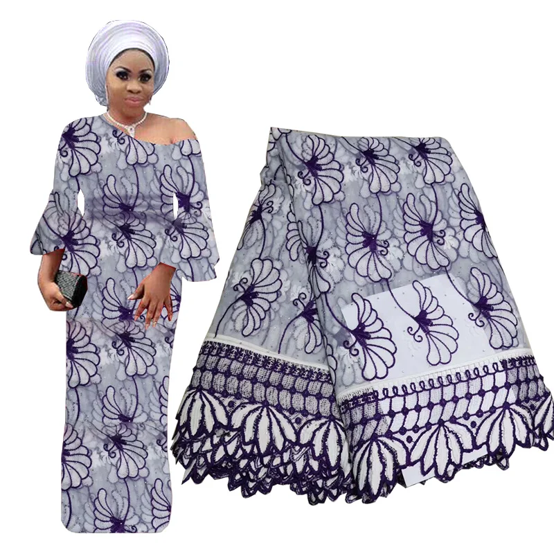 2019 хит продаж африканская кружевная ткань швейцарская вуаль с камнями кружево