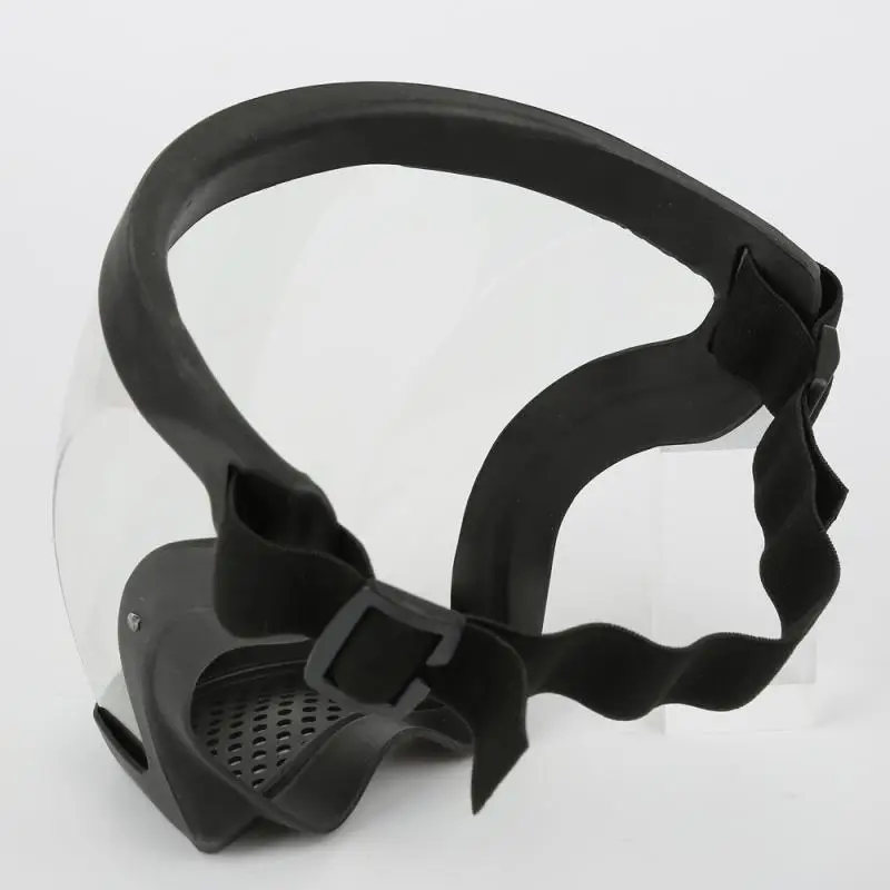 

Cycling Face Mask Motorcycle Bike Windproof Mask Sport Safety Transparent Full Face Shield Cover Facial Anti-fog Safety Glasses