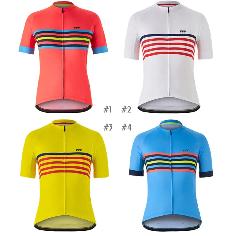 

Cycling Jersey Women Bike Road MTB Bicycle Shirts Ropa Ciclismo Maillot Racing Breathable Girl Cycle 2021 Multi-colored Top