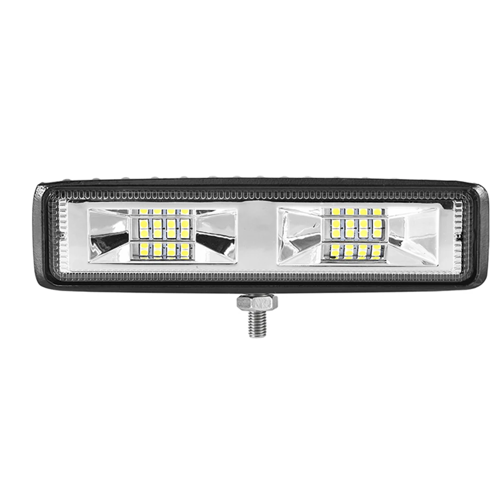 6in 48w Flood light Led-светильник-Бар 18 Вт 48 Вт 42 Вт 54 Вт Светодиодный светильник для 4x4 внедорожника 12В 24В светодиодный рабочий светильник для туман светильник Реверсивный светильник светодиодный Подсветка - Цвет: 6in 48w Flood light