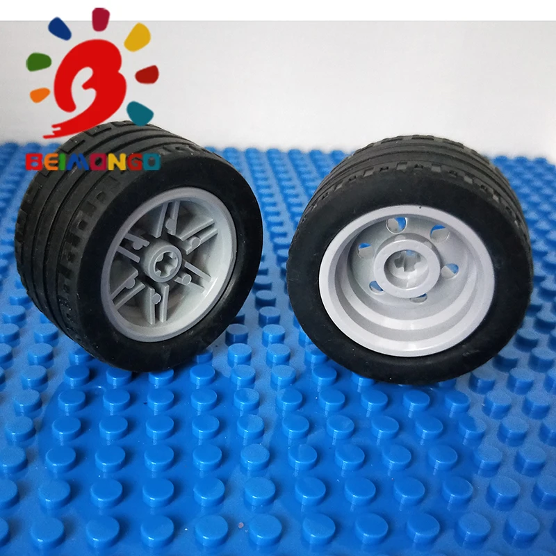 Бесплатная доставка! Строительные блоки BEIMONGO нормальная широкая шина MOC Φ 43 2x22 мм