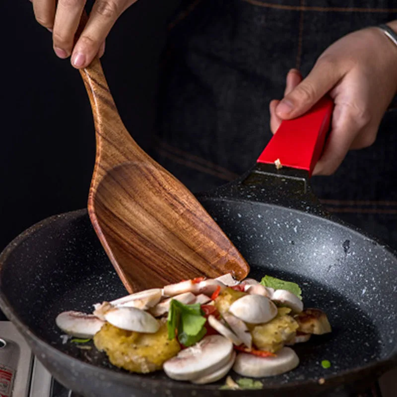 Деревянная посуда ложка ковш Тернер длинный дуршлаг для риса шумовка супа