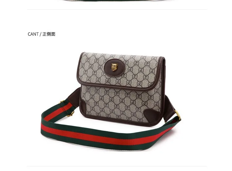 

2021 new spring and summer leather women's bag tiger head bag women's shoulder bag original with logo designer bag luxury