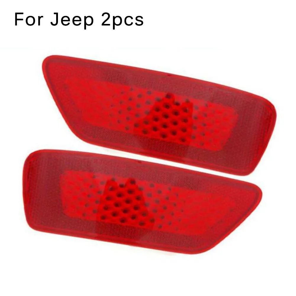

PMMA lens Reflector 2Pc Accessories. Bumper headlights Reflective strips