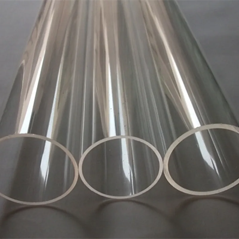 PMMA Acrylic Tube 8 шт труба OD50x2x1000mm пластиковая прозрачная труба поликарбонатные трубки домашнее улучшение абажуры аквариума штуцер - Цвет корпуса: PMMA Acrylic Tube