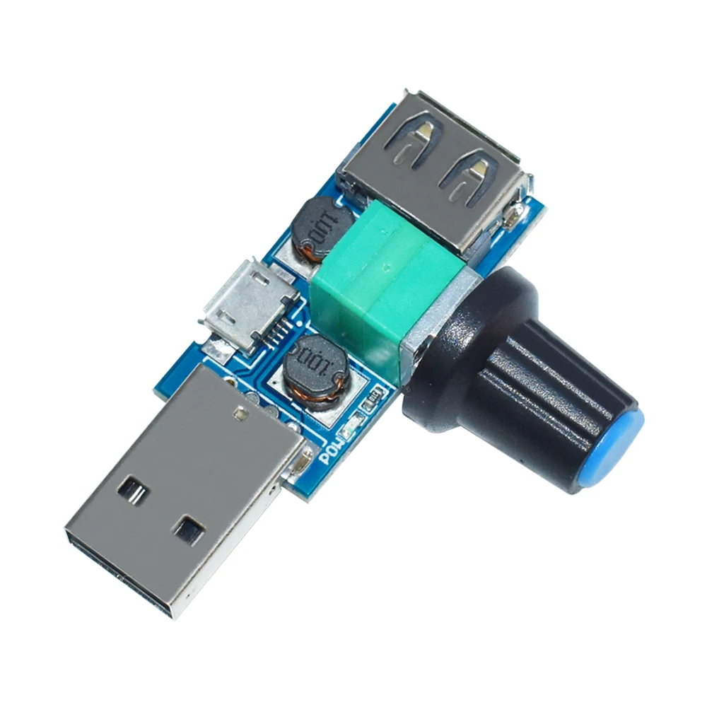 DC 4V-12V 5W XY-FS USB-вентилятор бесступенчатый регулятор скорости вентилятора USB