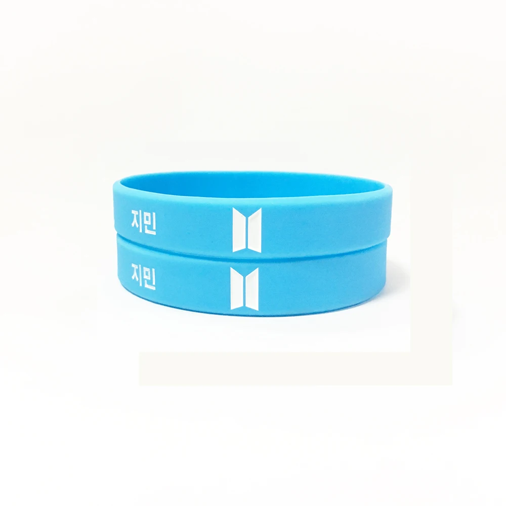 BT21 blue JINIM Корейская звезда 1995.10.13 ювелирные изделия силиконовый браслет| |