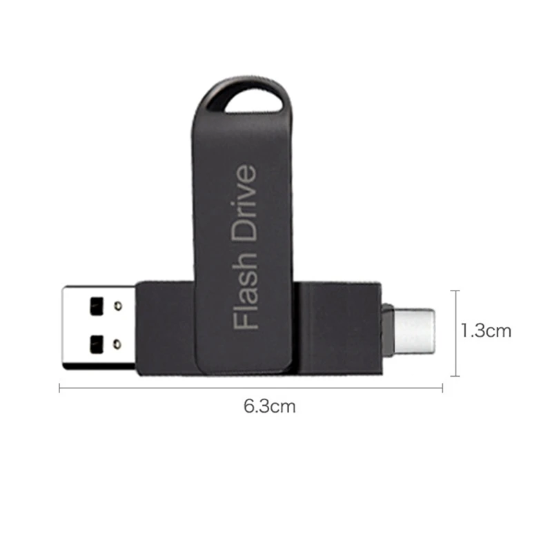 

Mobile Phone U Disk Type-C/USB3.0 2-In-1 Metal Dual-Use High-Speed Computer Otg USB for Computer Android 32GB