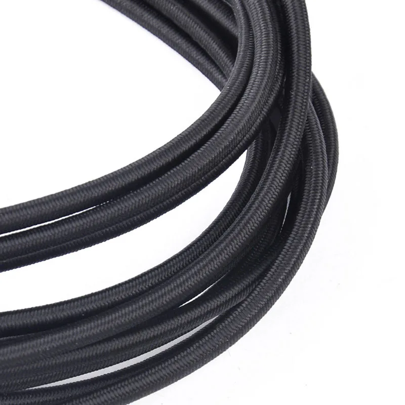 10m 4mm Black High Tension Cord Bungee Elastic Rope for roof racks /trailers /ground sheets /tarpaulin /boats /caravans | Спорт и