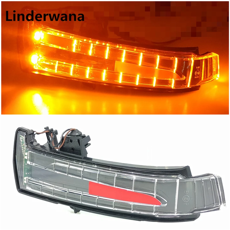 Боковые Поворотные лампы для зеркал Mercedes Benz C117 CLA 180 200 220 250 CLA45 AMG 212 906 75 01 74