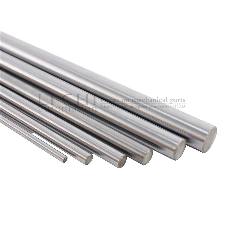 Линейный вал для 3D принтера 2 шт. 6 мм 8 10 12 16 8x400 мм|6mm shaft|3d printer shaftlinear shaft 8mm 400mm |