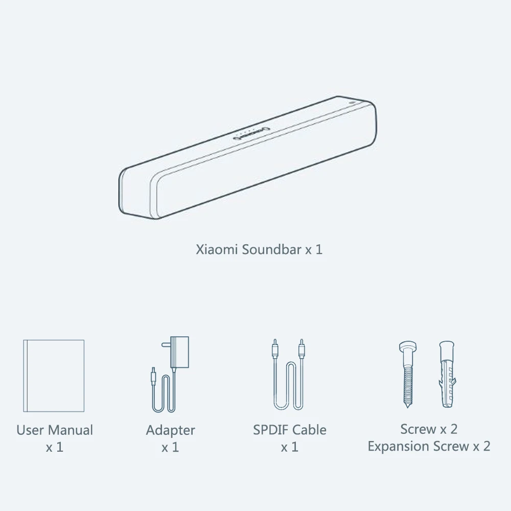 Оригинальный Xiaomi динамик Bluetooth беспроводной в виде бруска Портативная звуковая
