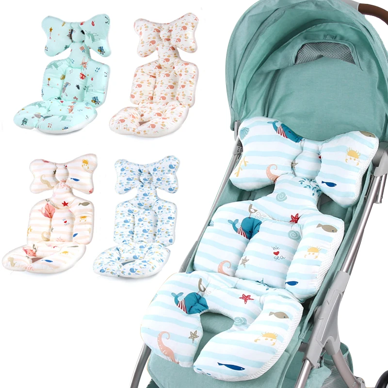 

Baby Stroller Liner Baby Car Seat Cushion Cotton Seat Pad Infant Child Cart Mattress Mat Kids Carriage Pram Stroller Accessories