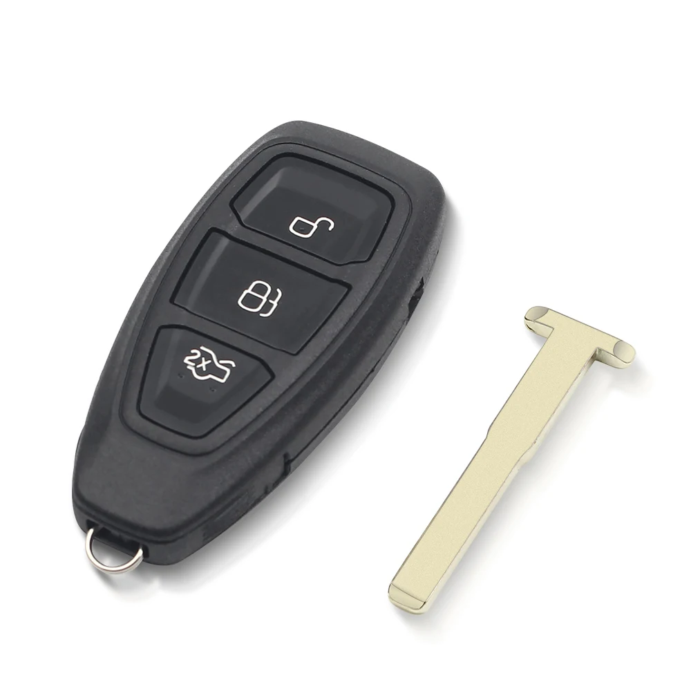 KEYYOU 3 кнопки KR55WK48801 умный дистанционный ключ для Ford Focus C Max Mondeo Kuga Fiesta B 434/433 МГц 4D63
