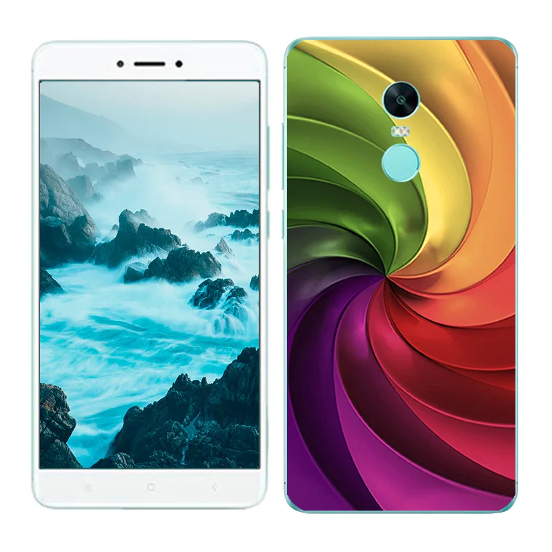 Чехол для Xiaomi Redmi Note 4X Prime мягкий силиконовый чехол с рисунком Xiomi Note4 | Мобильные