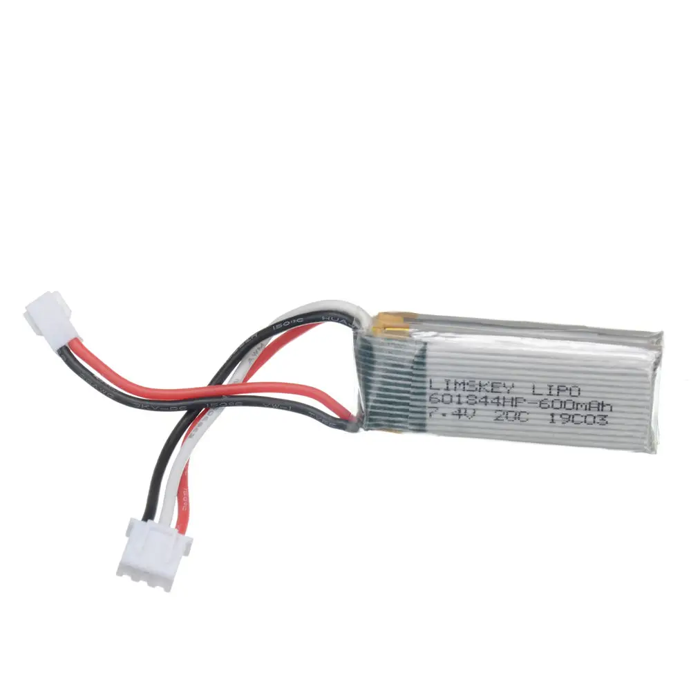 7.4V 600mAh LiPo Battery for WLtoys F959 XK DHC-2 A600 A700 A800 A430 2.22Wh RC Drone Spare Parts 7.4v 2s li-po battery 2pcs | Игрушки и