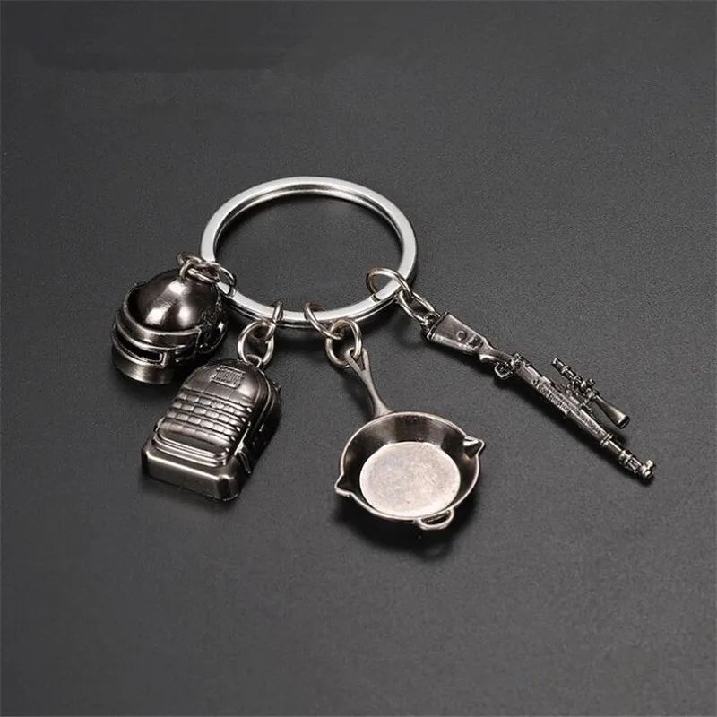 Игра PUBG брелок сковорода рюкзак шлем Playerunknown's Battlegrounds косплей реквизит сплав