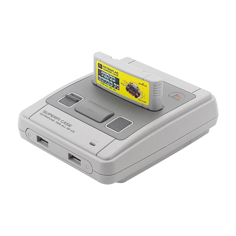 Retroflag SUPERPI CASE-J Raspberry Pi 3 Model B+/B NESPI ABS коробка для RetroPie 32 Гб SD карты геймпады адаптер питания