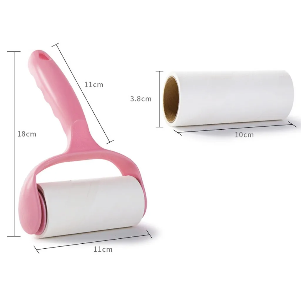 

Reusable Clothes Lint Rollers Cleaner Hair Remover Roller Dog Cat Hair Pet Tearable Replaceable Lint Removers