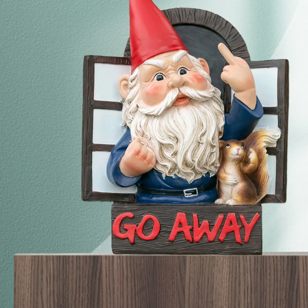 

Realistic Practical Resin Crafts Display Mold Simulation Outdoor Dwarf Sculpture Funny Gnome Miniature Gardening Decor For Gard