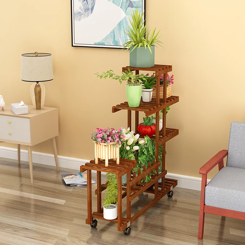 Полка из цельного дерева для хранения в гостиной домашняя полка мяса зеленого