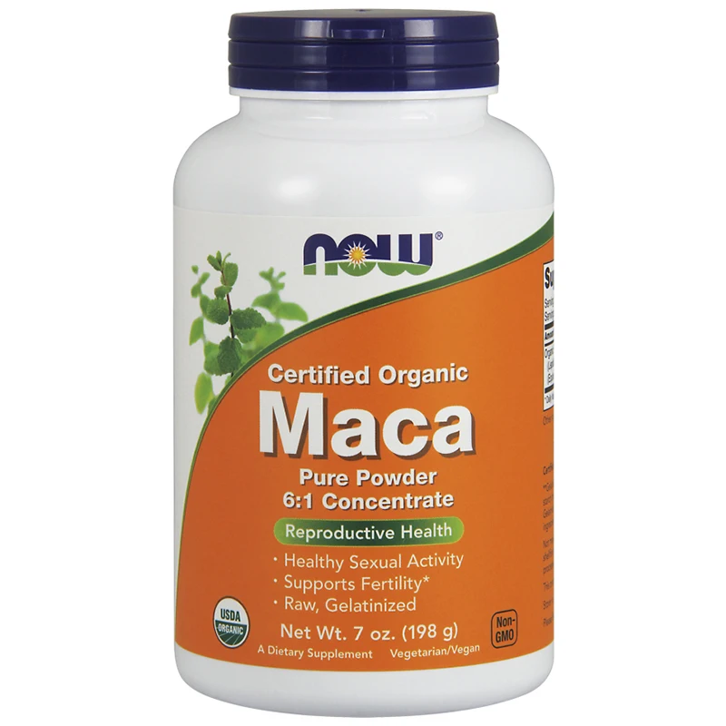 

Free shipping organic maca pure powder 6:1 concentrated reproductive health can promote fertility net weight 7 ounces (198 g)
