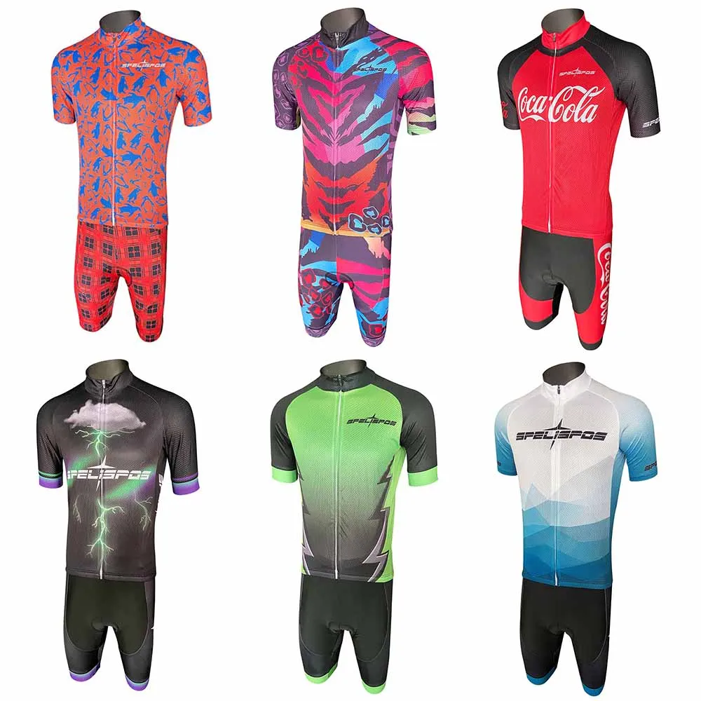 

BIke Jersey Suit Men Bib Shorts Summer Short Sleeve Cycling Shirt Breathable Kit Downhill Maillot Dresses Aero Ciclismo Conjunto