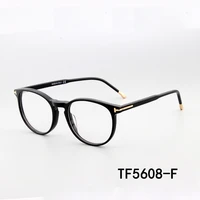 2022 vintage tom for man optical eyeglasses frames forde fashion round acetate women reading myopia prescription glasses tf5608