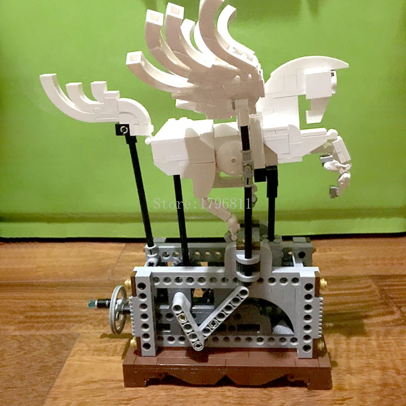 23015 485 шт Оригинальные серии Technic Electric Pegasus Automaton строительные блоки детские