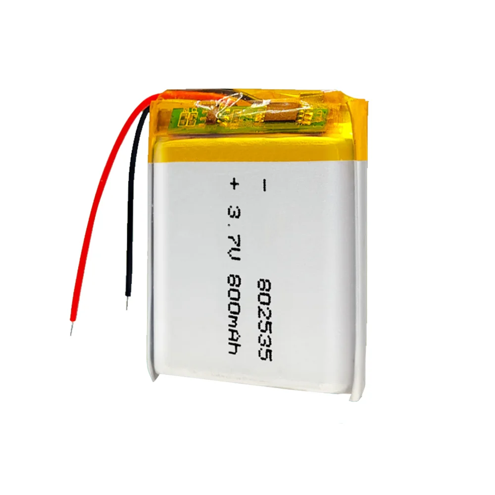 3 7 V 800mAh 802535 литий полимерный аккумулятор для bluetooth динамика MP5 GPS DVD PDA светодиодный