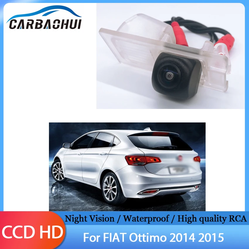 

Car Rear View camera CCD Reverse backup camera license plate Camera Night Vision Waterproof For FIAT Ottimo 2014 2015