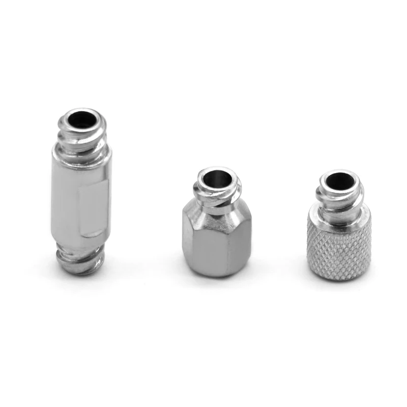 Medical syringe plug converter high-quality stainless steel screw mouth liposuction needle conversion head cosmetic su | Красота и