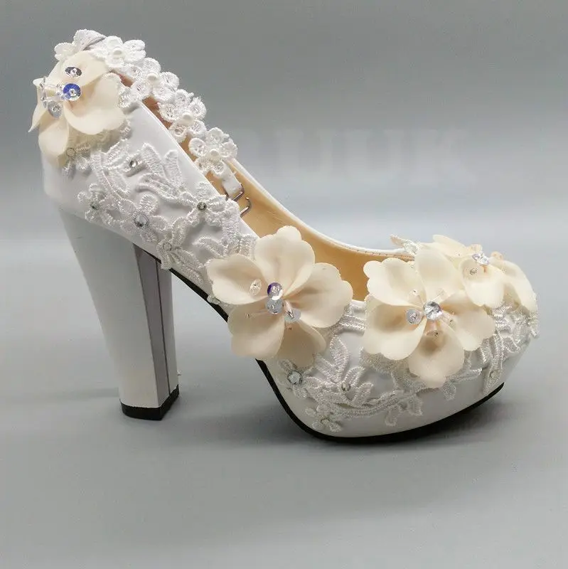 Туфли женские на квадратном каблуке высотой 11 см туфли-лодочки с ремешком