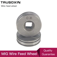 wire feeder wheel roller 0 8mm 1 0mm 1 2mm double size mig welder welding wire feeding machine