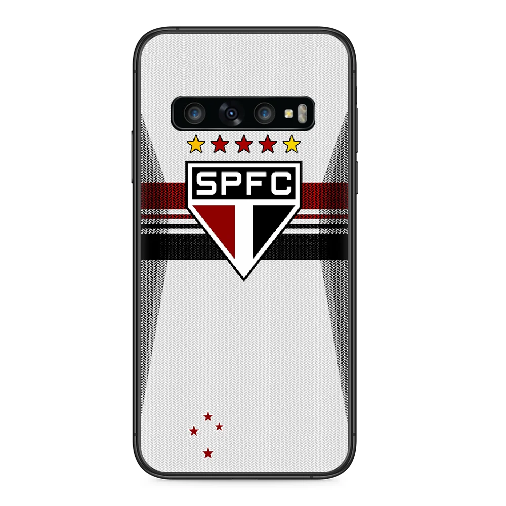 

Sao Paulo Futebol Clube Phone case For Samsung Galaxy Note S 8 9 10 20 Plus E Lite Uitra black Etui luxury hoesjes fashion coque