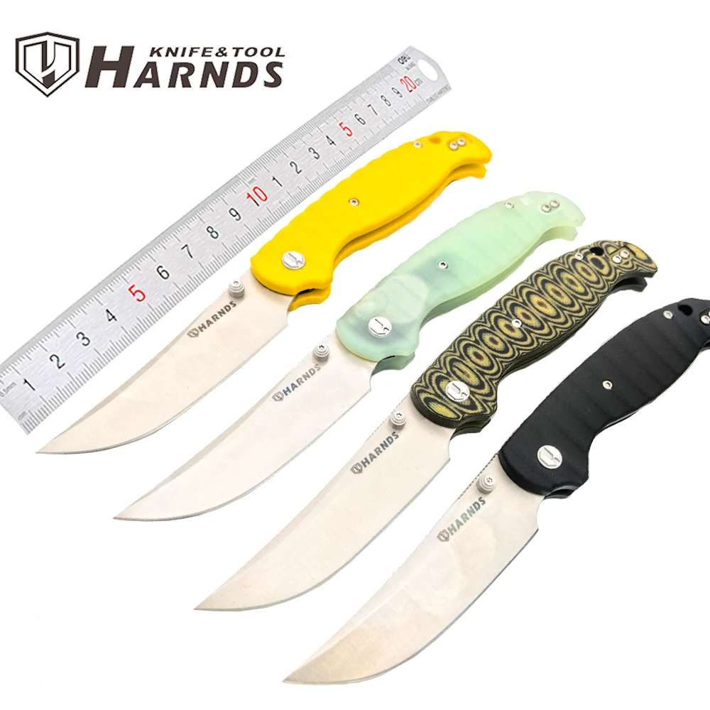 Нож Harnds CK3501 гигантский складной для шелкопряда лезвие 14C28N рукоятка G10 походные